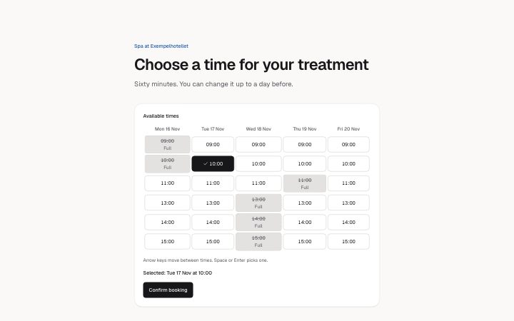 Scheduling