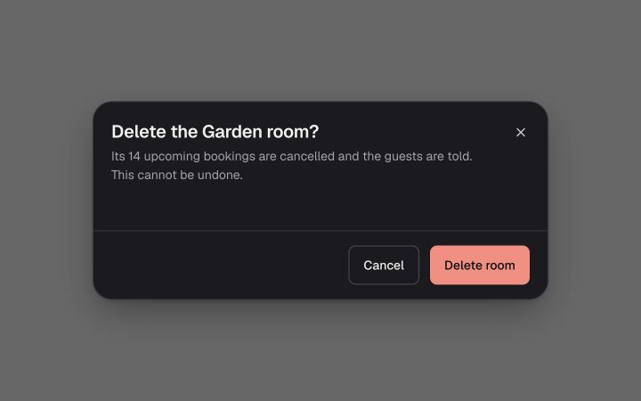 Alert dialog