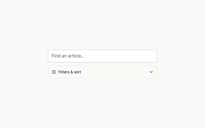 Collection controls