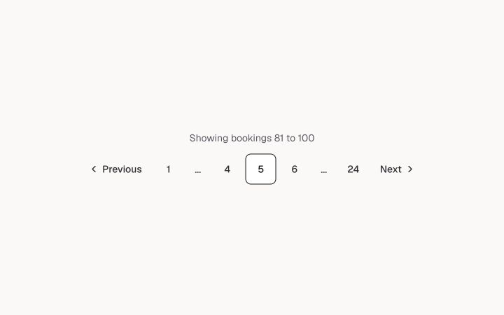 Pagination