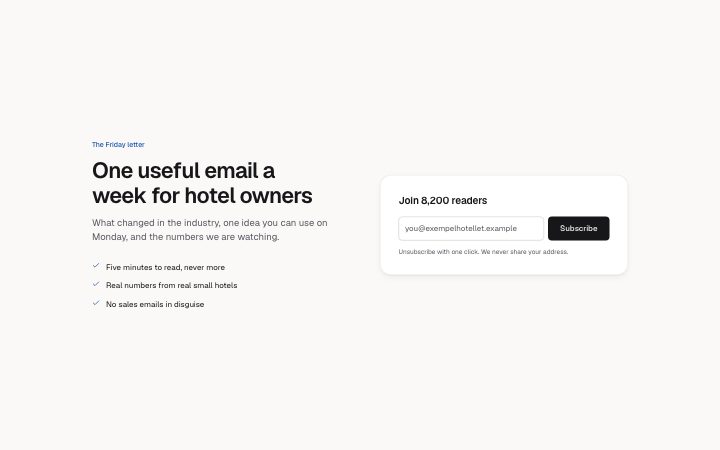 Newsletter, split