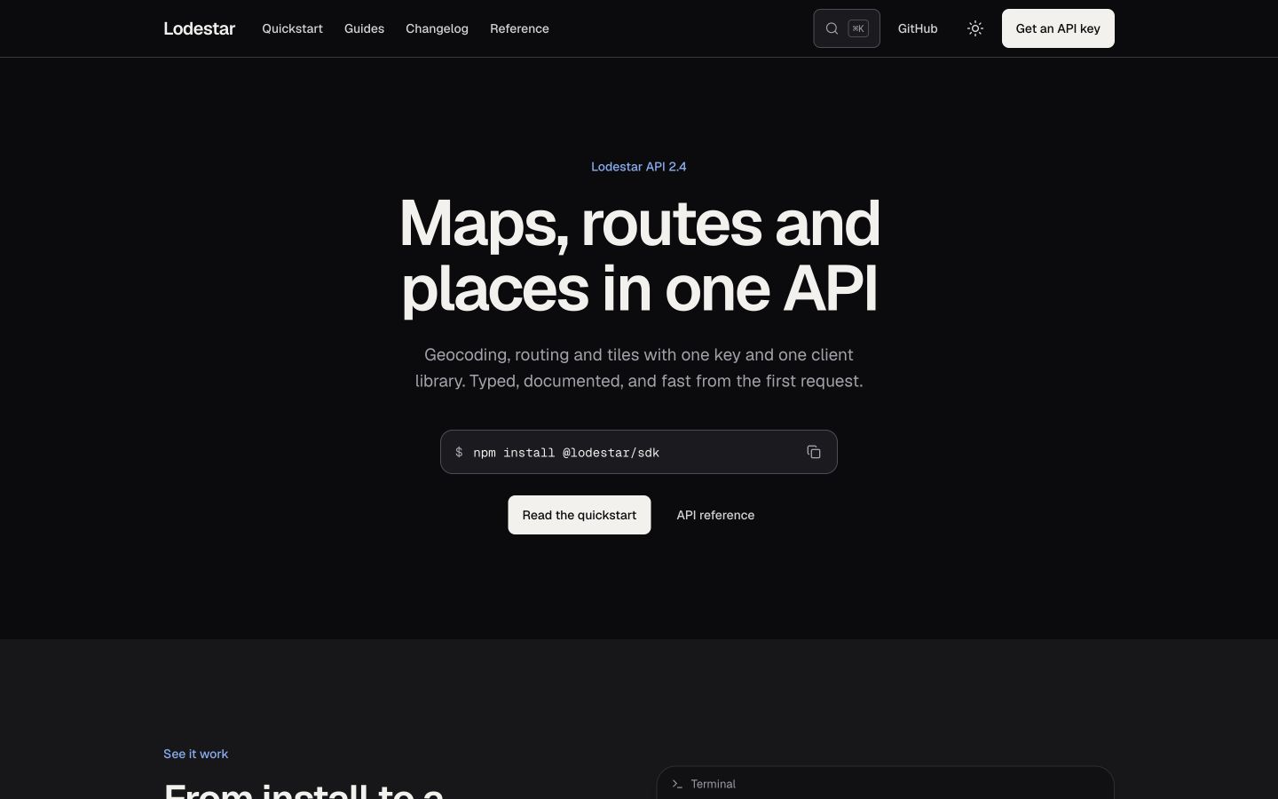 Developer docs template
