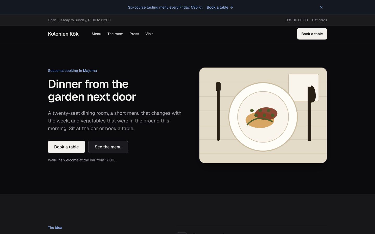 Restaurant template